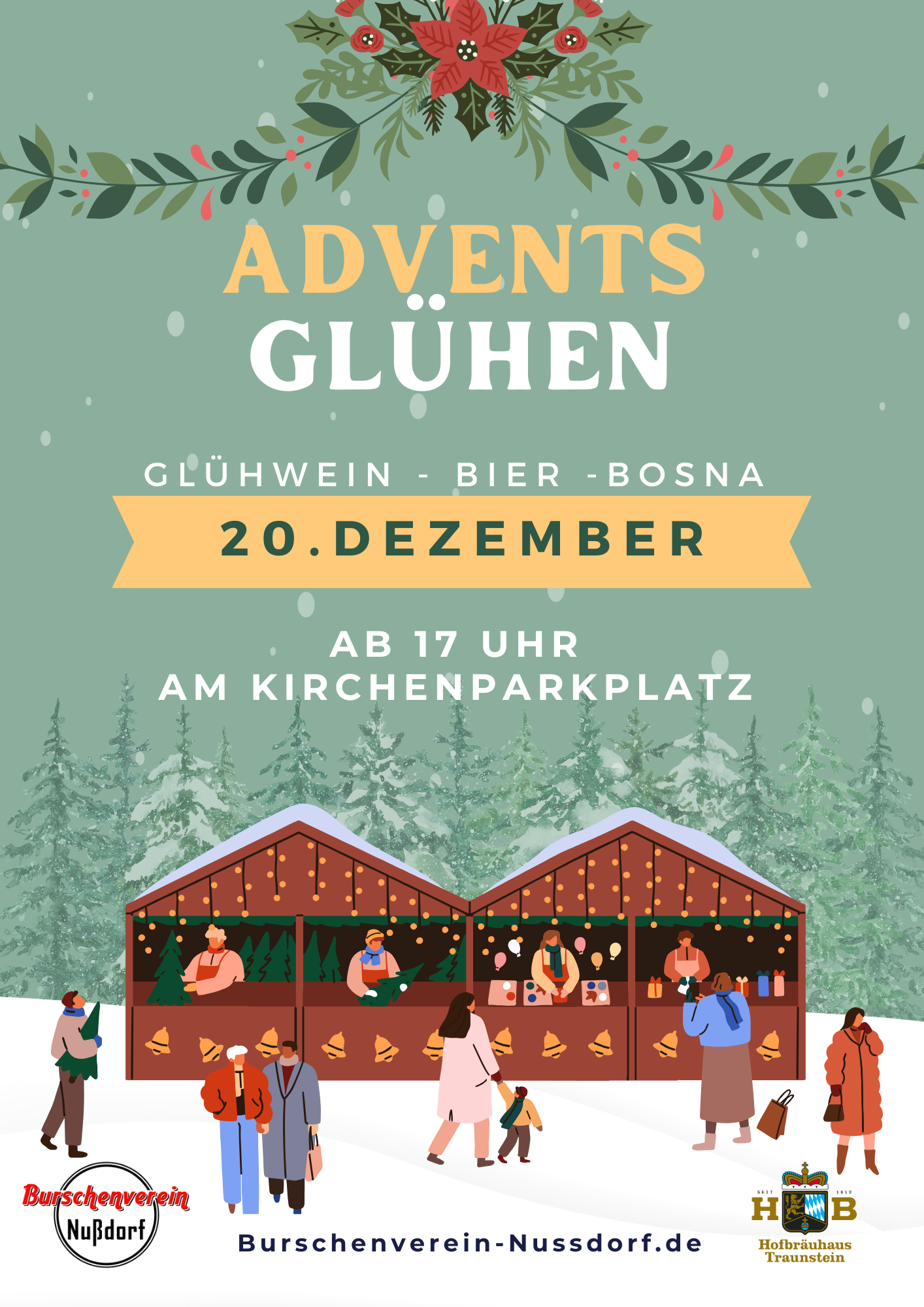 Adventsglühen 2025 Burschenverein Nußdorf